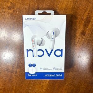 LINNER Nova Bluetooth Hearing Amplifier Buds for Moderate To Severe Hearing Loss